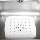 4 of 4:Home Basics Small PVC Sink Mat, White 