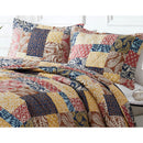 2 of 4:Westport Harvest Patchwork 3-Piece Reversible Quilt Set, Multi 
