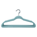 1 of 4:Simplify 10 Super Slim Velvet Huggable Hangers in Dusty Blue 