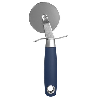 1 of 4:Coupe-pizza en acier inoxydable Home Basics Meridian, indigo 