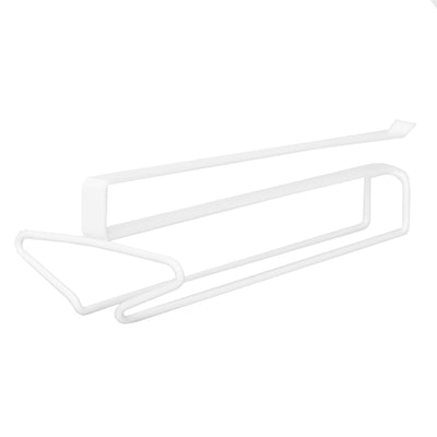 2 of 6:Porte-verres à vin Home Basics en acier recouvert de vinyle, blanc 