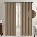 3 of 10:Oakley Embossed Room Darkening Grommet Window Panel, 54x84 Inches 
