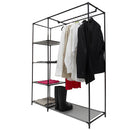 1 of 4:Armoire de rangement autoportante Home Basics avec étagères, gris 