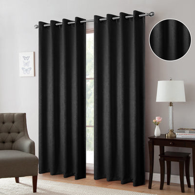 18 of 19:Isla Thermal Room Darkening Grommet Window Panel, 54x84 Inches 