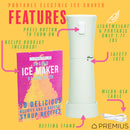 2 of 10:PREMIUS Rechargeable Cordless Hawaiian Shaved Ice Maker, Snow Cone Machine, Mint 