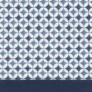 3 of 4:Callie Double Layer Pick Up Valance - 58x14 - Navy 
