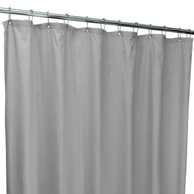1 of 4:Rideau de douche Bath Bliss en microfibre douce au toucher, motif diamant, couleur argent 