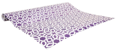 1 of 2:Home Basics Adhesive BLossom Shelf Liner, (Pack of 2), Purple 