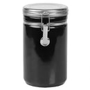 1 of 4:Home Basics 45 oz. Canister with Stainless Steel Top, Black 