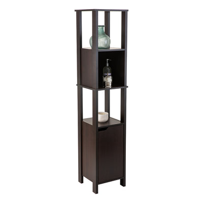1 of 4:Meuble haut Ambassador à 5 étagères Neu Home en expresso 