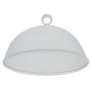 3 of 5:Home Basics Round Mesh Collapsible Food Plate Cover, White 