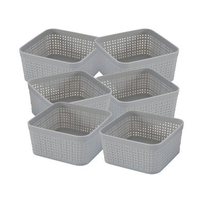 1 of 4:Ensemble de rangement Simplify 6 pièces gris 