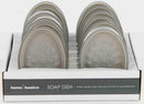 2 of 7:Home Basics Jabonera de plástico, gris 