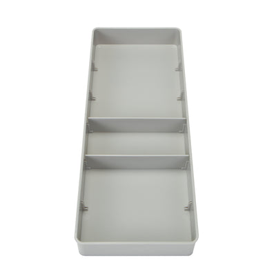 2 of 3:Detalles de la cocina Organizador de cajones ajustable en gris 