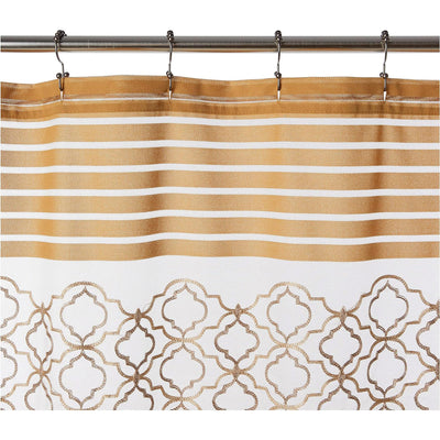 35 of 38:Ensemble de décoration de salle de bain complet avec barre de douche populaire, doré, vendu séparément 
