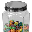 3 of 4:Conceptos básicos del hogar 51 oz. Bote de vidrio hexagonal grande, transparente 