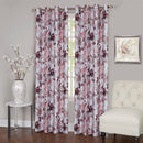 1 of 2:Tranquil - Lined Grommet Window Curtain Panel - 50x63 - Blush 