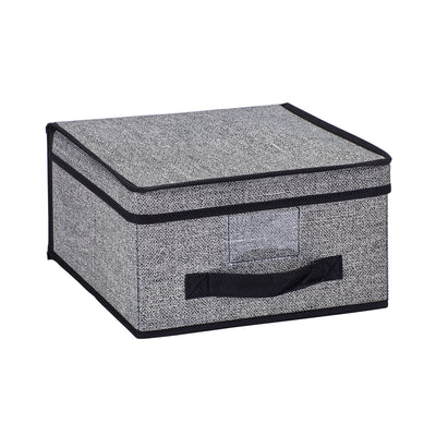 2 of 3:Caja de almacenamiento mediana Simplify en negro 