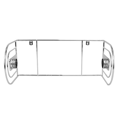 3 of 4:Home Basics Pave Wall Mounted Steel Paper Towel Holder, Chrome 