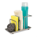 2 of 6:Home Basics 3 compartment Satin Nickel Sink Organizer 