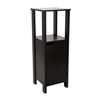 1 of 4:Neu Home 3 Shelf Ambassador Floor Cabinet in Espresso 