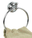 1 of 4:Anneau porte-serviettes mural Home Basics 
