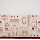 2 of 2:Cappuccino Embellished Cottage Window Curtain Set 58x24 