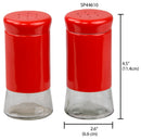 6 of 6:Home Basics Essence Collection Juego de salero y pimentero de 2 piezas 