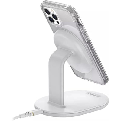 3 of 4:OtterBox Wireless Charging Stand 1.0 for MagSafe, White, 7.5 Watts 