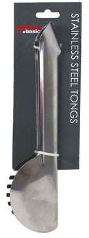 1 of 5:Home Basics Pinzas de acero inoxidable, plateadas 