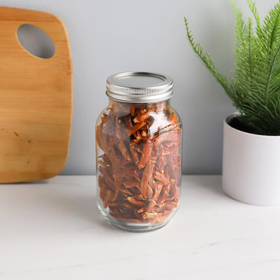 4 of 4:Bocal Mason transparent à large ouverture de 75 cl Home Basics 