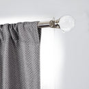 2 of 17:Innovative Decorative Room Darkening Wrap Around Curtain Rod and Finial, Jade 