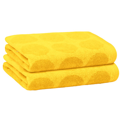 2 of 31:PREMIUS 2 Pack Circles 100% Cotton Yarn Dyed Bath Towel, 27x54 Inches 
