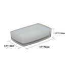 7 of 7:Porte-savon en plastique Home Basics 