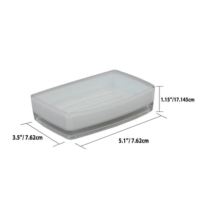 7 of 7:Porte-savon en plastique Home Basics 