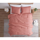 8 of 11:Jade + Oake Ridney Textured Stripe Soft Microfiber Comforter Set 