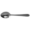 3 of 4:Home Basics 4 Pack Stainless Steel Dinner Spoons Set with Textured Handles, Silver 