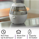 5 of 7:Honeywell MistMate Ultrasonic Cool Mist Humidifier, White, .5 Gallon 