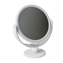 1 of 1:Accueil Détails Miroir de courtoisie caoutchouté double face grossissant 10X 7