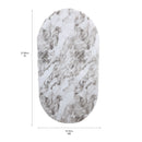 4 of 4:Bath Bliss Oval Bubble Bath Mat in Marble Print 