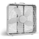 1 of 4:Ventilateur Comfort Zone 20 pouces à 3 vitesses pour une circulation d'air optimale, blanc 