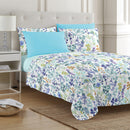 1 of 4:PREMIUS 4-6 Piece Printed Wrinkle-Free Sheet Set, Florence 