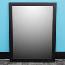 4 of 4:Home Basics Espejo de pared de MDF pintado enmarcado, 18.0 x 24.0 in, color negro 