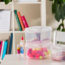 1 of 1:Sterilite Large FlipTop Square Plastic Storage Container 