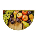 1 of 1:Alfombrilla de cocina antideslizante de uvas y manzanas, rebanada, 18.0 x 28.0 in 