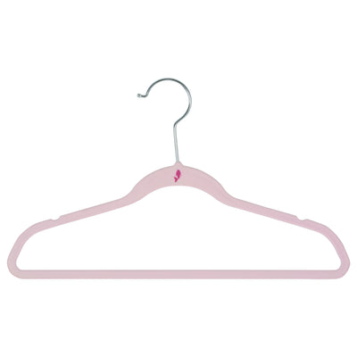 2 of 4:Simplify Kids 25 Pack Velvet Hangers in Blush 