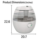 3 of 7:Honeywell MistMate Ultrasonic Cool Mist Humidifier, White, .5 Gallon 