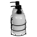 3 of 7:Home Basics 3-Piece Soap And Lotion Dispenser Caddy Set, White, 17.7 Ounces 