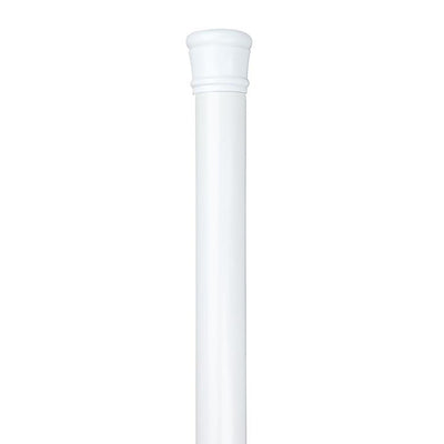 2 of 2:Barre de douche à tension Bath Bliss en blanc 