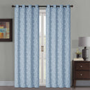 7 of 7:Jenner Jacquard Leaf Vines Grommet Window Panel, 54x84 Inches 